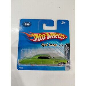 NIP Hot Wheels Red Line Short Card 1:64 DieCast Custom 1965 Pontiac Bonneville